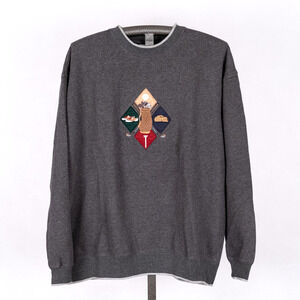 Vintage MCcc Sportswear Men's Golf Theme Sweatshirt XXL Preppy Resort Grandpa